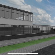 Hala ogrzewana 770 m2.