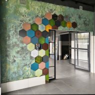 Hala ogrzewana z biurami 367 m2.