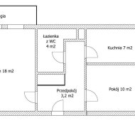 Ładne mieszkanie dwupokojowe! Wyżyny