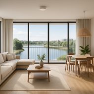 Nowy apartament z tarasem 15 m² | Widok na Balaton