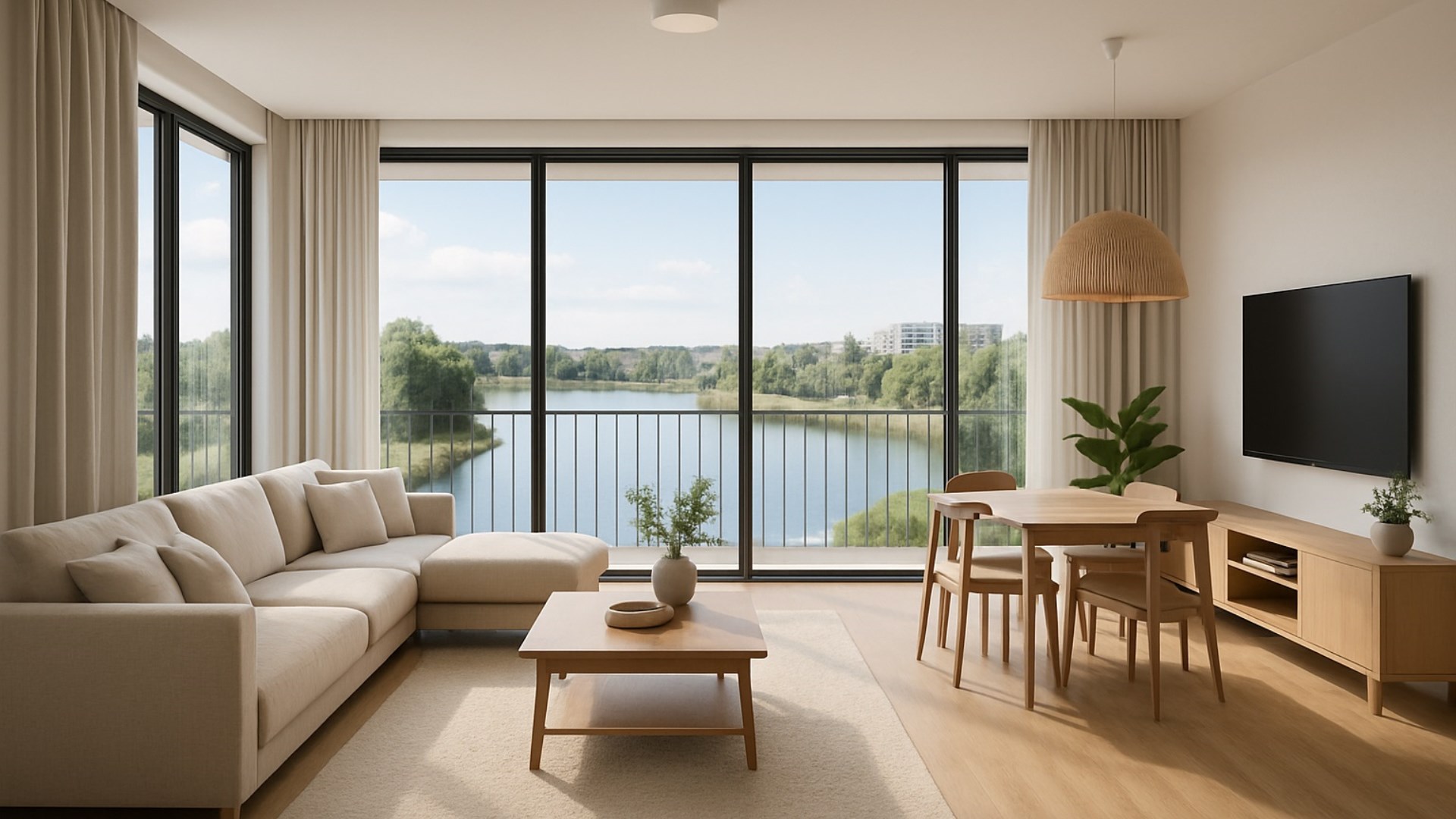 Nowy apartament z tarasem 15 m² | Widok na Balaton