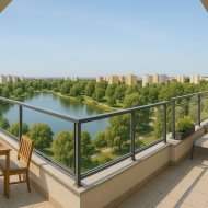 Nowy apartament z tarasem 15 m² | Widok na Balaton