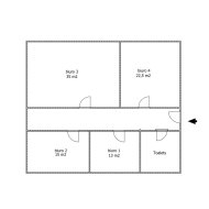Biuro 35 m2, media w cenie