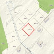 DZIAŁKA 895 m² - Gzin Górny | WZ | Media