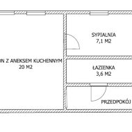 2 pokoje po remoncie - ul. Stroma