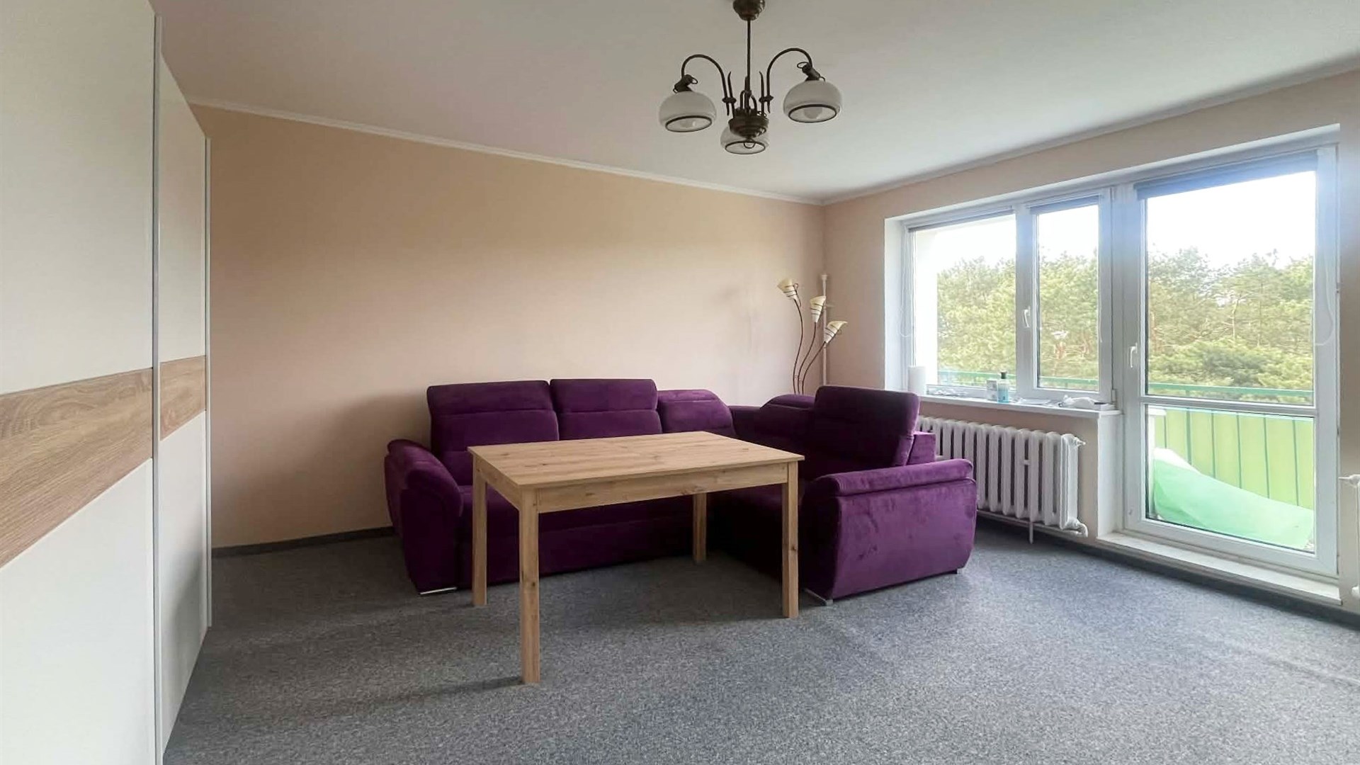 Dwa pokoje po remoncie - widok na park! 