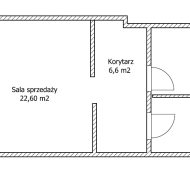 Lokal na Śródmieściu - 43 m2